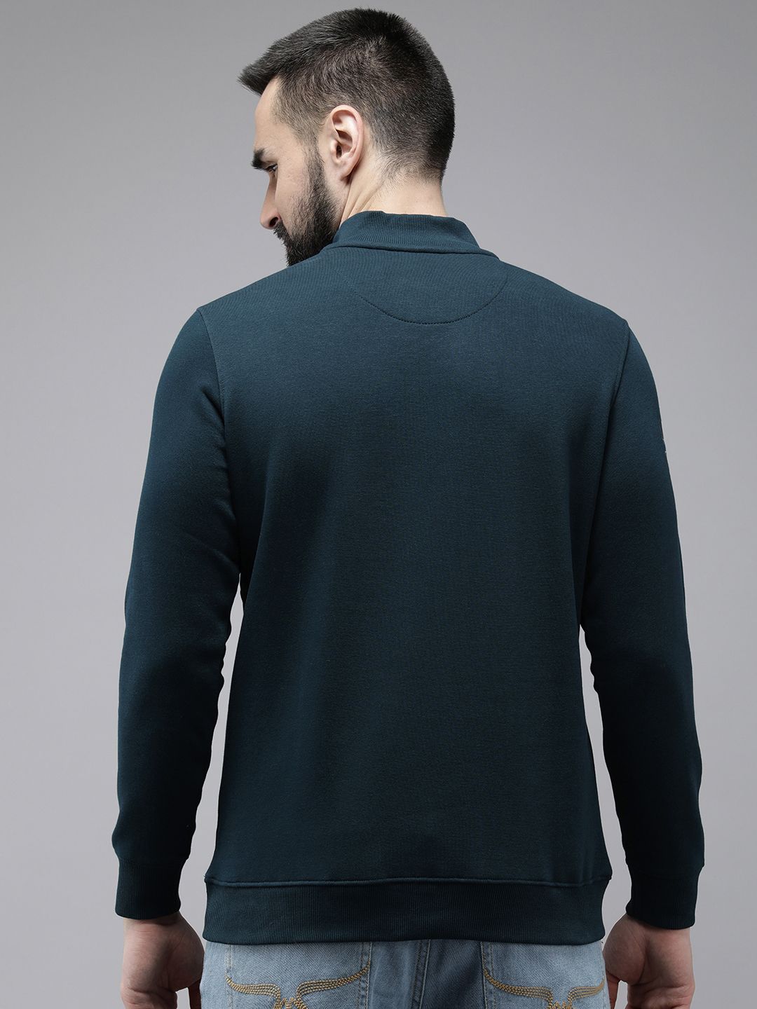 SPYKAR Solid Long Sleeves Pullover Sweatshirt