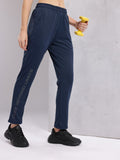 HRX by Hrithik Roshan Women Typography Detail Mid-Rise Regular Fit Running Track Pants