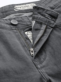 Being Human Clothing Men Grey Skinny Fit Mid-Rise Clean Look Jeans with Side Stripes
