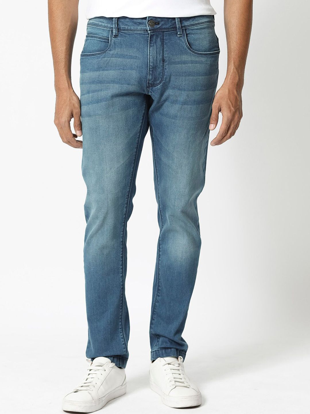 RARE RABBIT Men Night Slim Fit Cotton Jeans