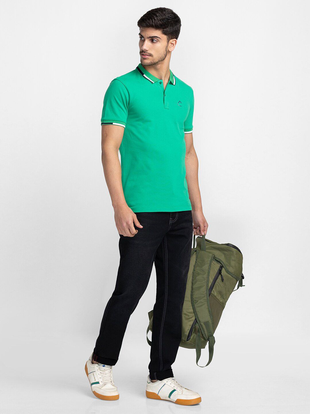 Being Human Polo Collar Regular Sleeves T-shirt