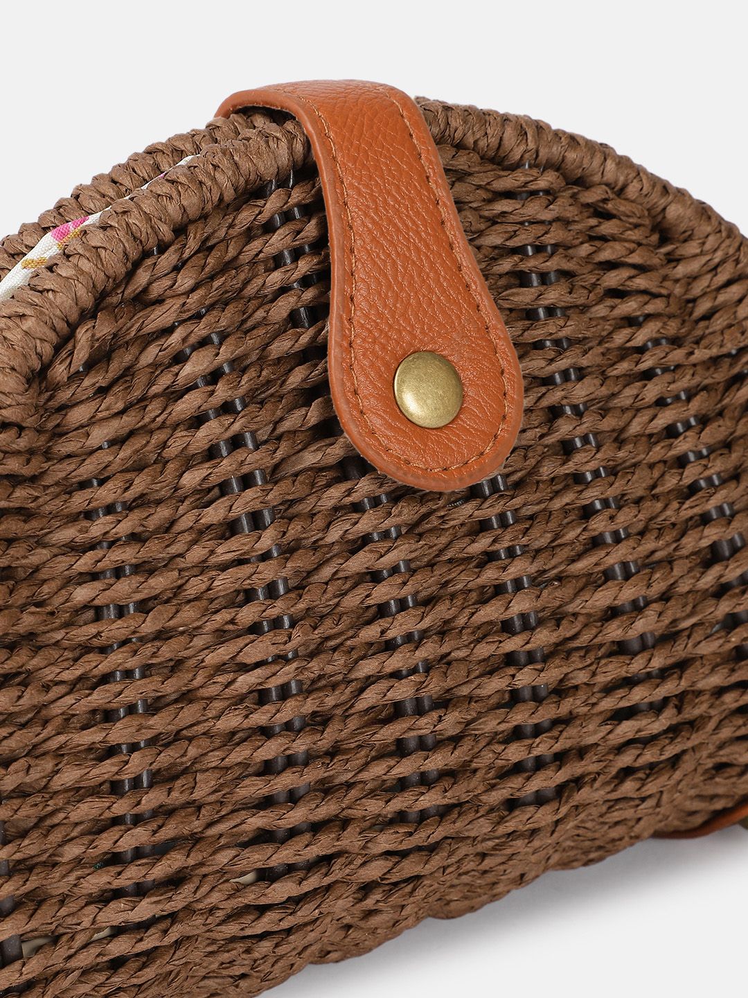 DressBerry Self Design Structured Sling Bag