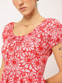 DressBerry Endless Summer Floral A-Line Dress