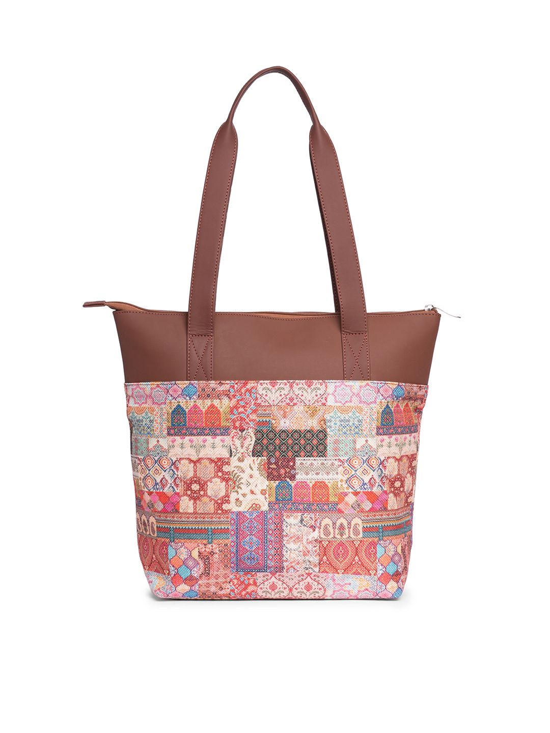 ZOUK Ethnic Motifs Printed Shopper Tote Bag