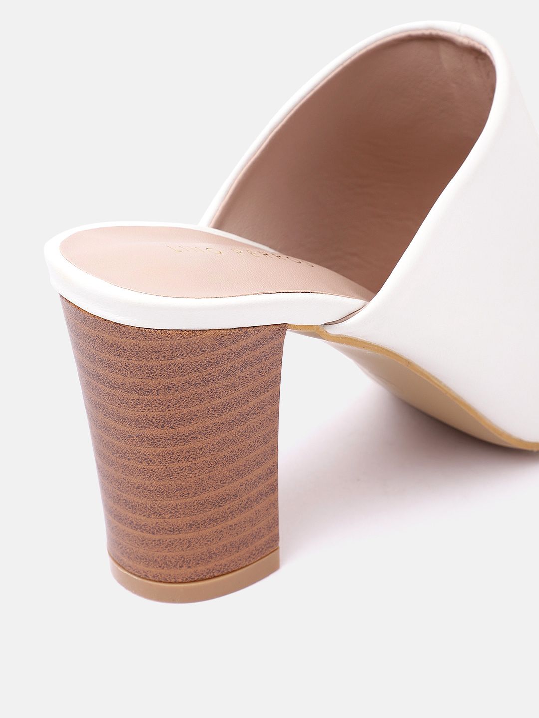 Lino Perros Women Block Heel Peep Toes