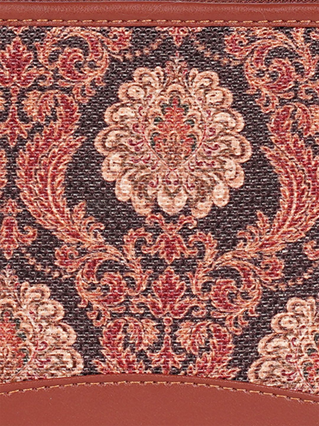 ZOUK Women Ethnic Motifs Printed Zip Around Wallet