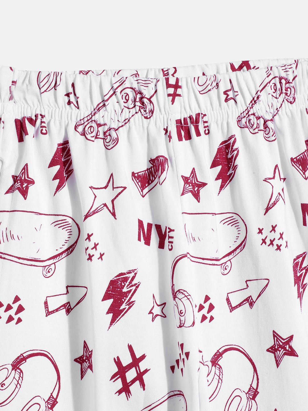 Moms Love Boys Printed T-shirt with Trousers