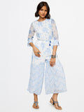 Global Desi Women Printed Round Neck Basic Jumpsuit