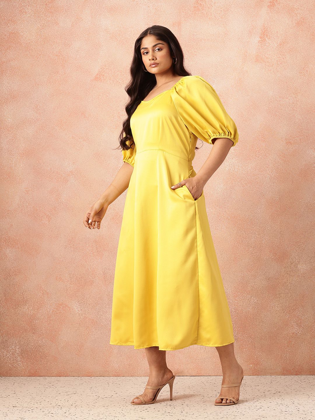 all about you Plus Size Fit & Flare Maxi Dress