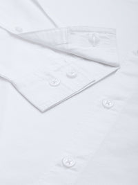 THE BEAR HOUSE Solid Slim Fit Pure Cotton Casual Shirt