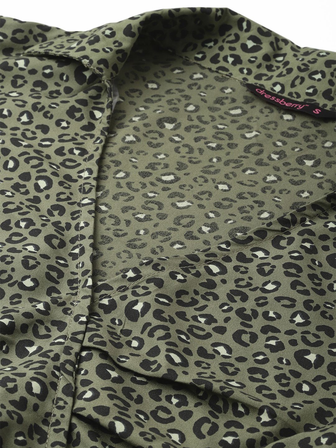 DressBerry Fierce Femme Animal Print Wrap Dress