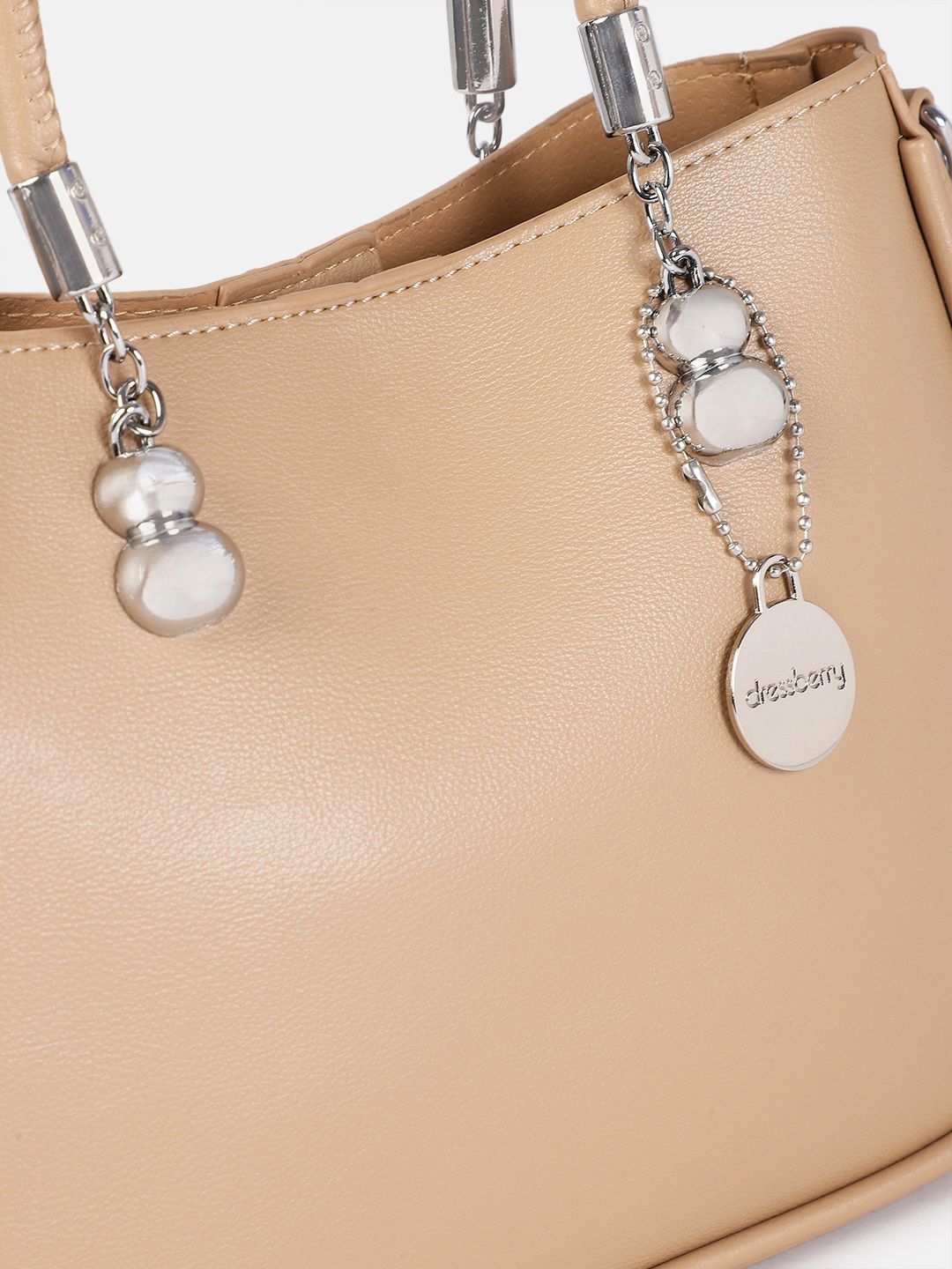 DressBerry Textured Structured Handheld Bag