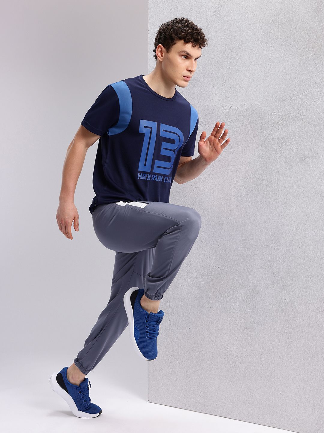 HRX by Hrithik Roshan Men Typography Printed Rapid-Dry Running T-shirt