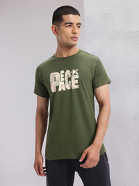 HRX by Hrithik Roshan Pure Cotton Printed Yoga T-shirt