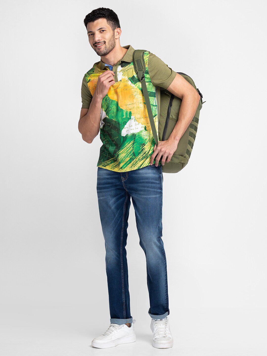 Being Human Abstarct Printed T-shirt