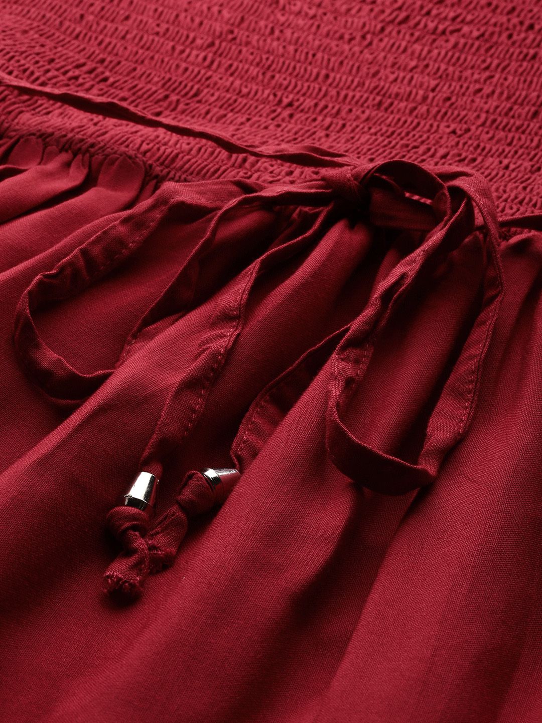 DressBerry Puff Sleeve A-Line Mini Dress with Belt