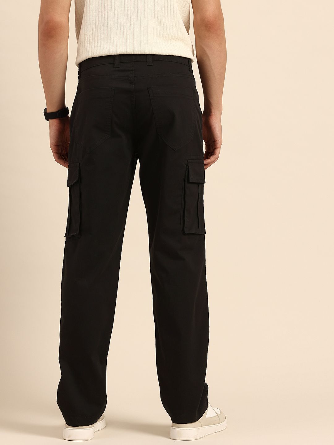 Being Human Men Slim Fit Cargos Trousers