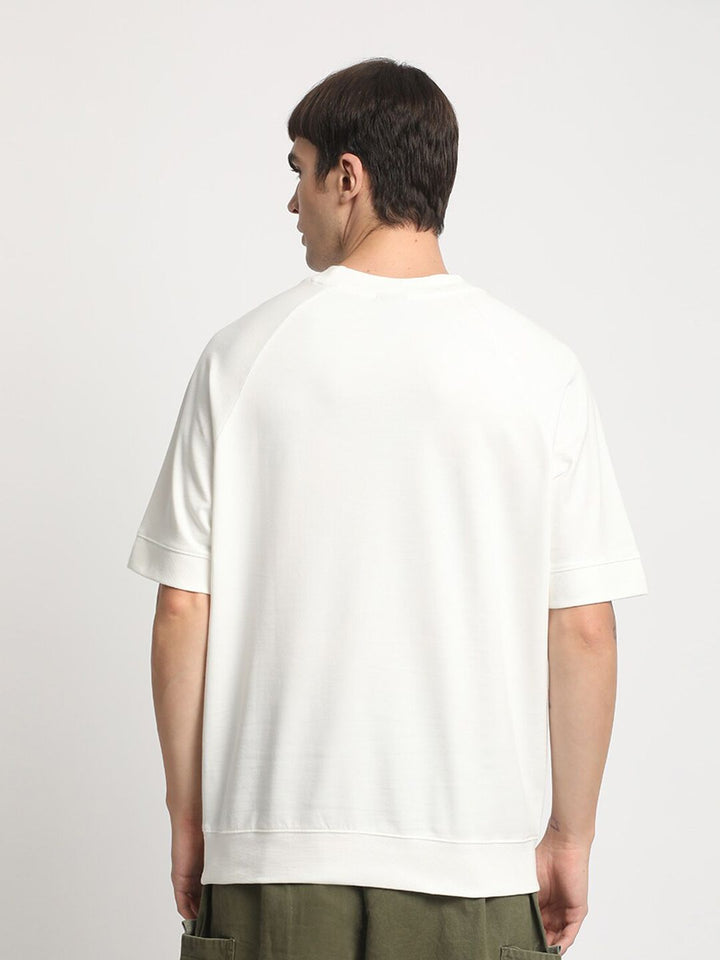 THE BEAR HOUSE Round Neck Short Sleeve Cotton T-shirt