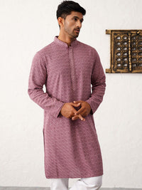 Jompers Embroidered Sequinned Kurta With Pyjama