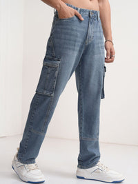 HIGHLANDER Men Cotton Straight Fit Stretchable Jeans