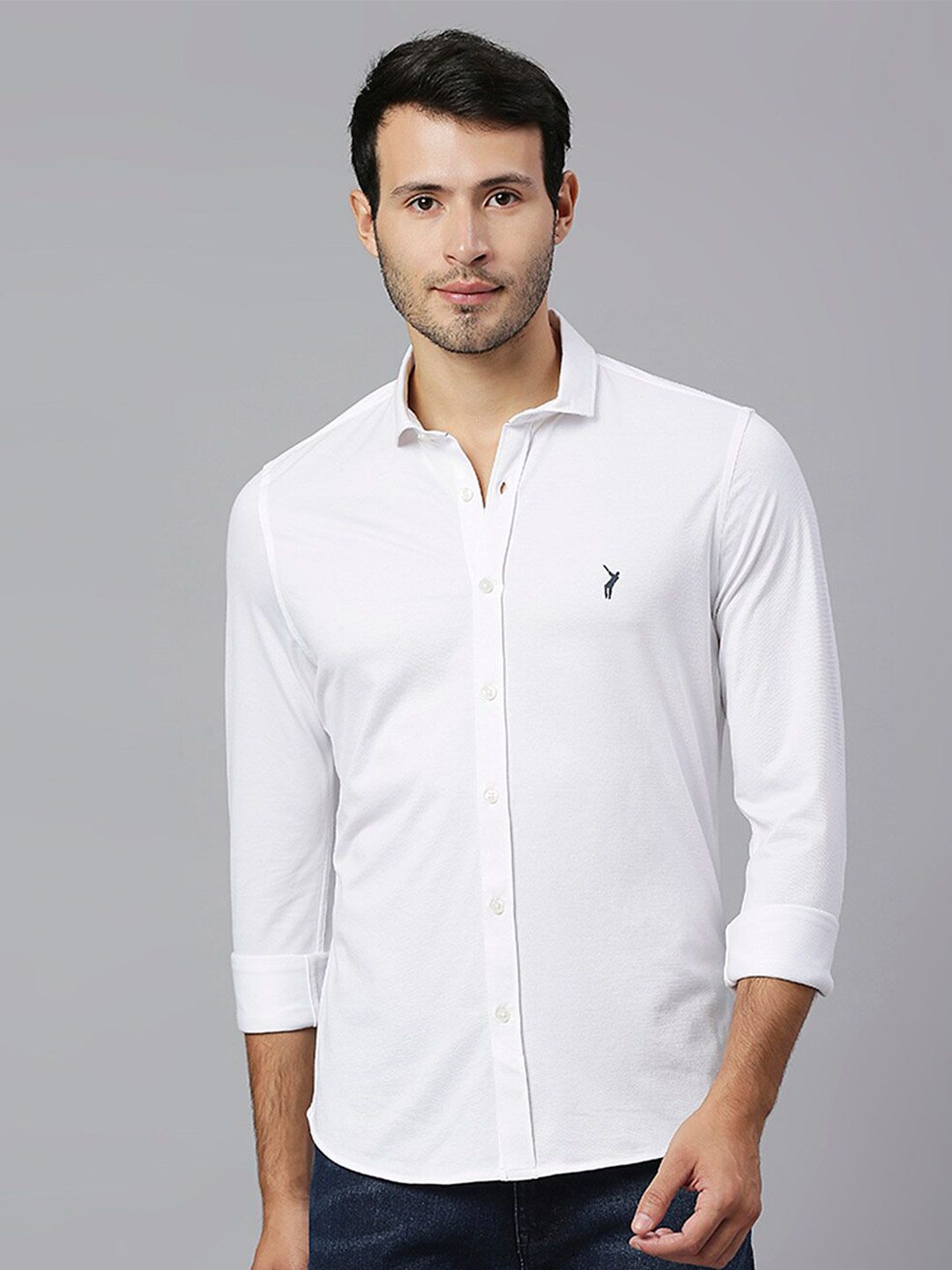 Thomas Scott Men Classic Slim Fit Casual Cotton Shirt