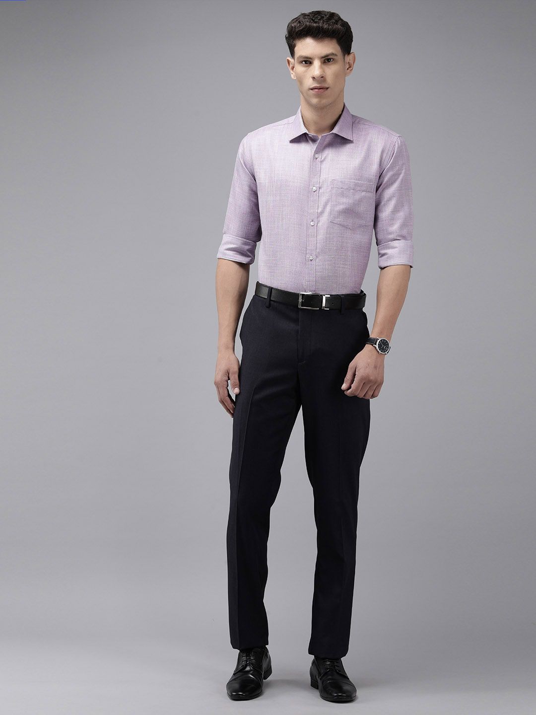 Park Avenue Diri Reka Bentuk Slim Fit Otmal Shirt