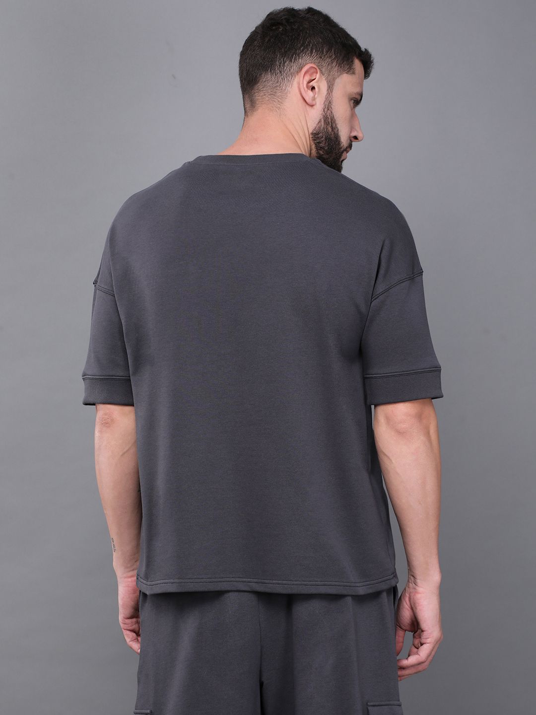 Difference of Opinion Men Oversized Drop Shoulder Ultra Soft Drapey Cotton T-Shirt