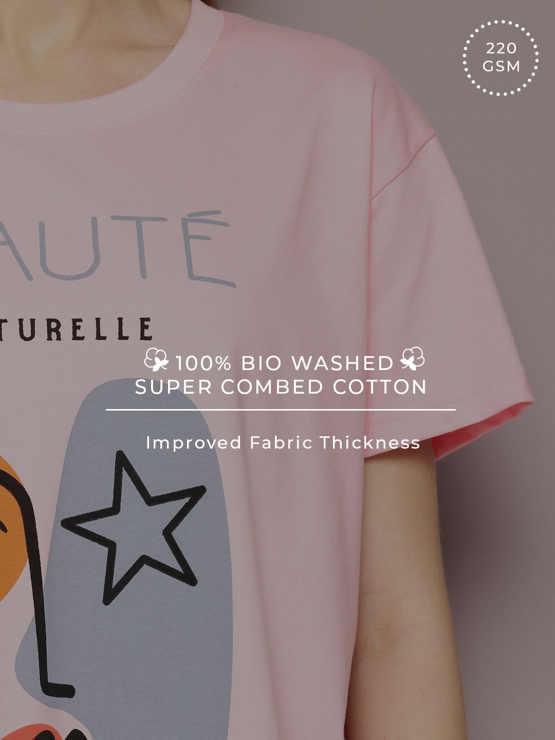 DILLINGER Women Graphic Printed Boxy T-shirt