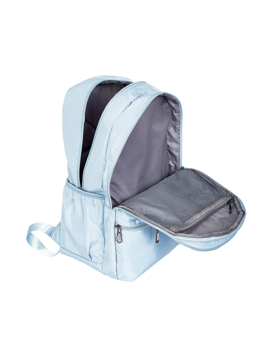 Lino Perros Women Blue Solid Backpack- 28 Litres