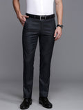 Raymond Men Checked Slim Fit Formal Trousers