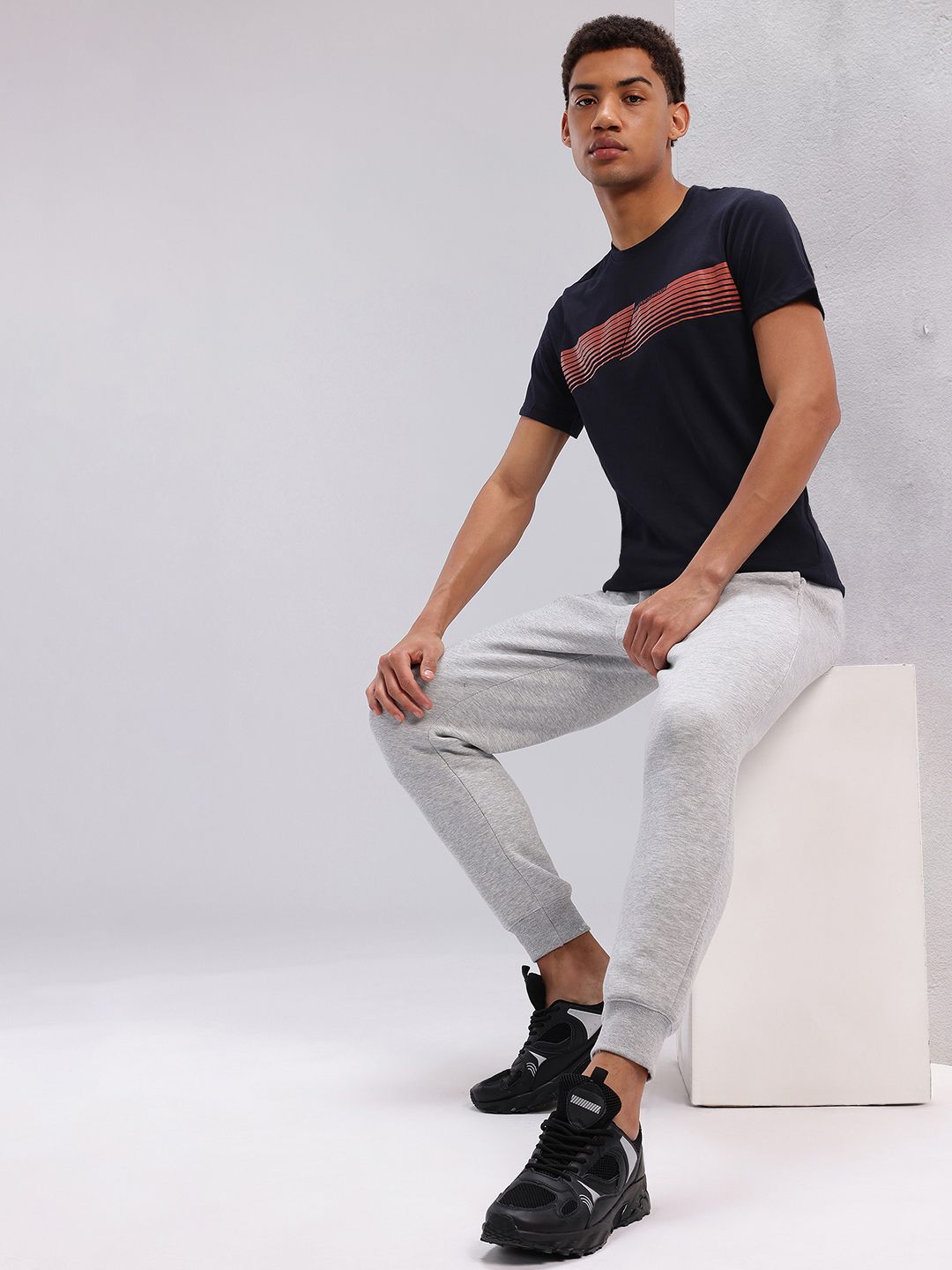 HRX by Hrithik Roshan Striped Lifestyle T-shirt