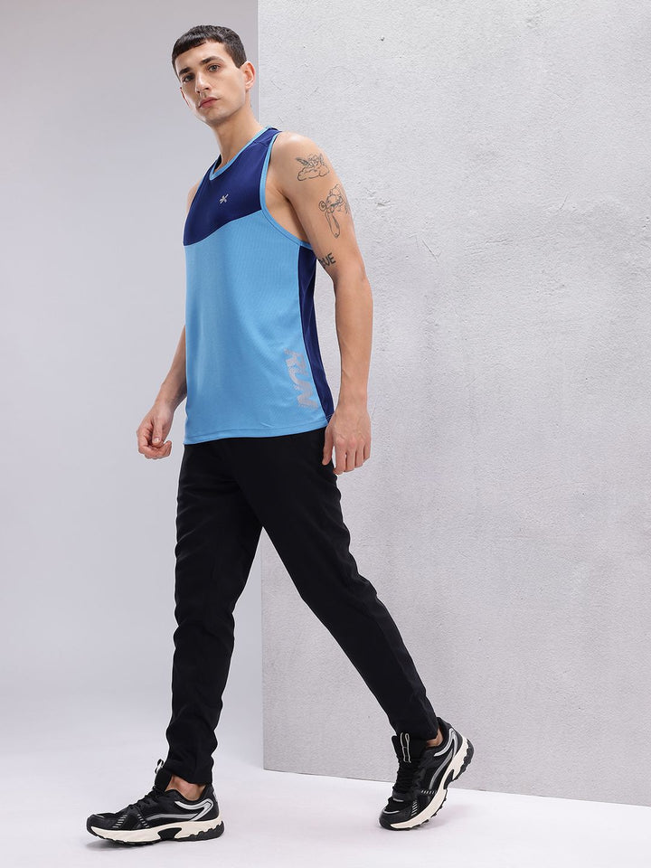 HRX by Hrithik Roshan Colourblock Racerback Running T-shirt