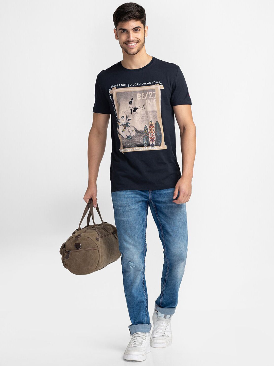 Being Human Graphic Printed Regular Fit T-shirt