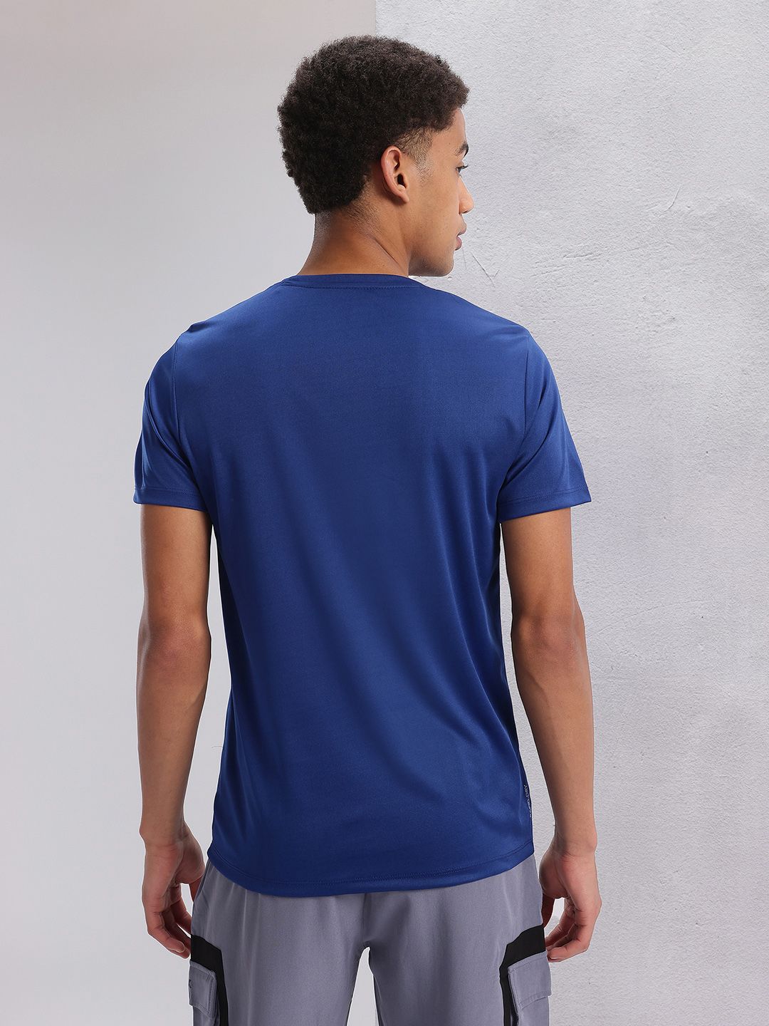 HRX by Hrithik Roshan Twin Collection Typography Printed Rapid-Dry Training T-shirt