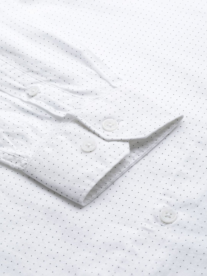 Park Avenue Men Pure Cotton Slim Fit Printed Formal Shirt