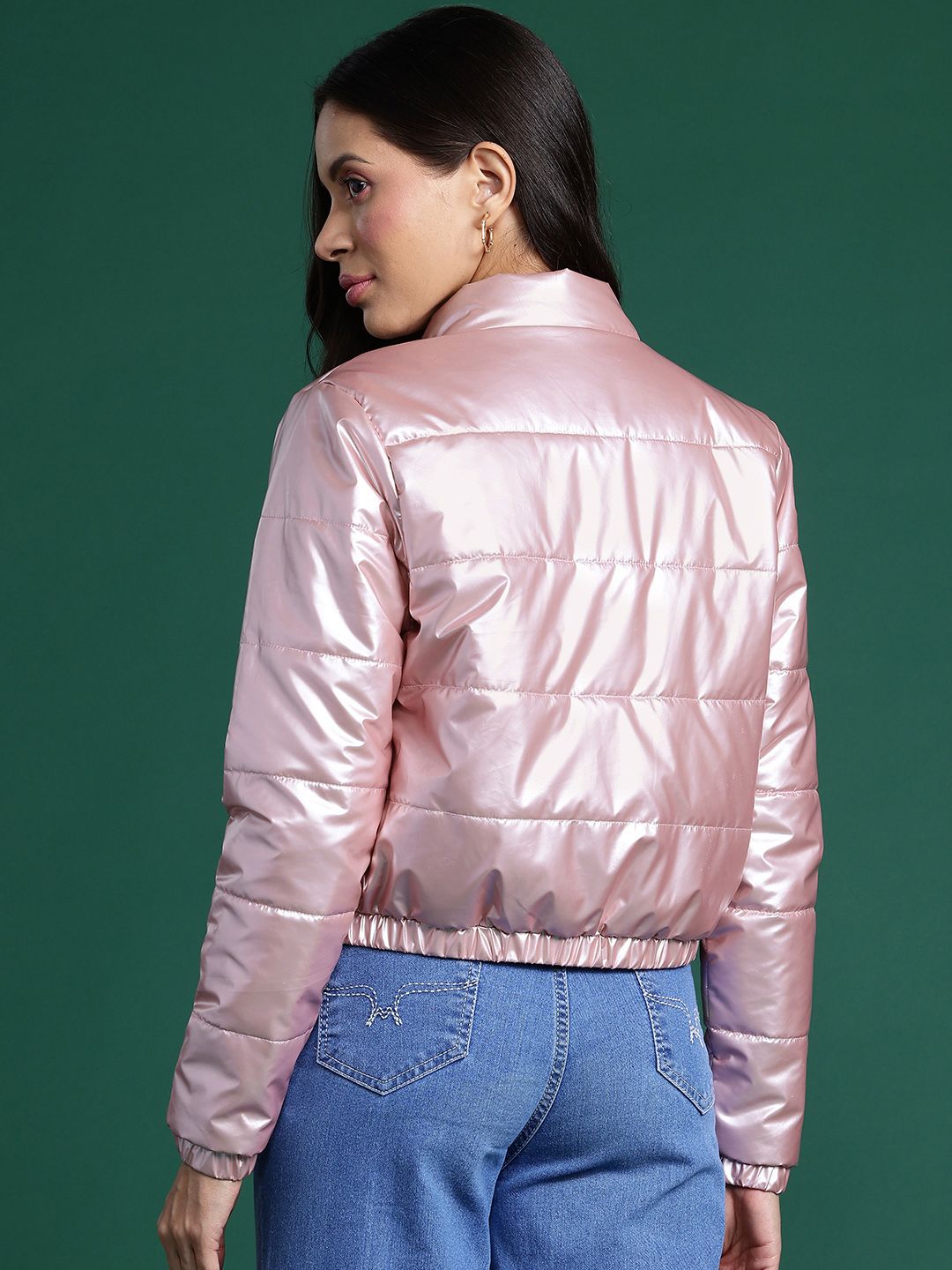 DressBerry Stand-Collar Padded Jacket