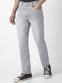 Urbano Fashion Men Straight Fit Heavy Washed Jeans Stretchable