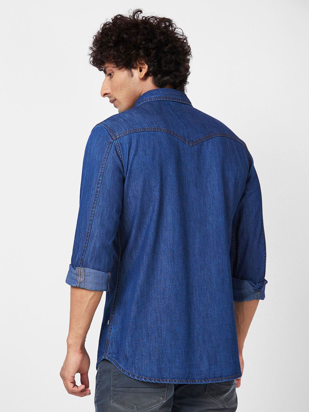 SPYKAR Men Slim Fit Cotton Casual Shirt