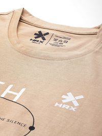 HRX by Hrithik Roshan Typography Printed Pure Cotton Yoga T-shirt