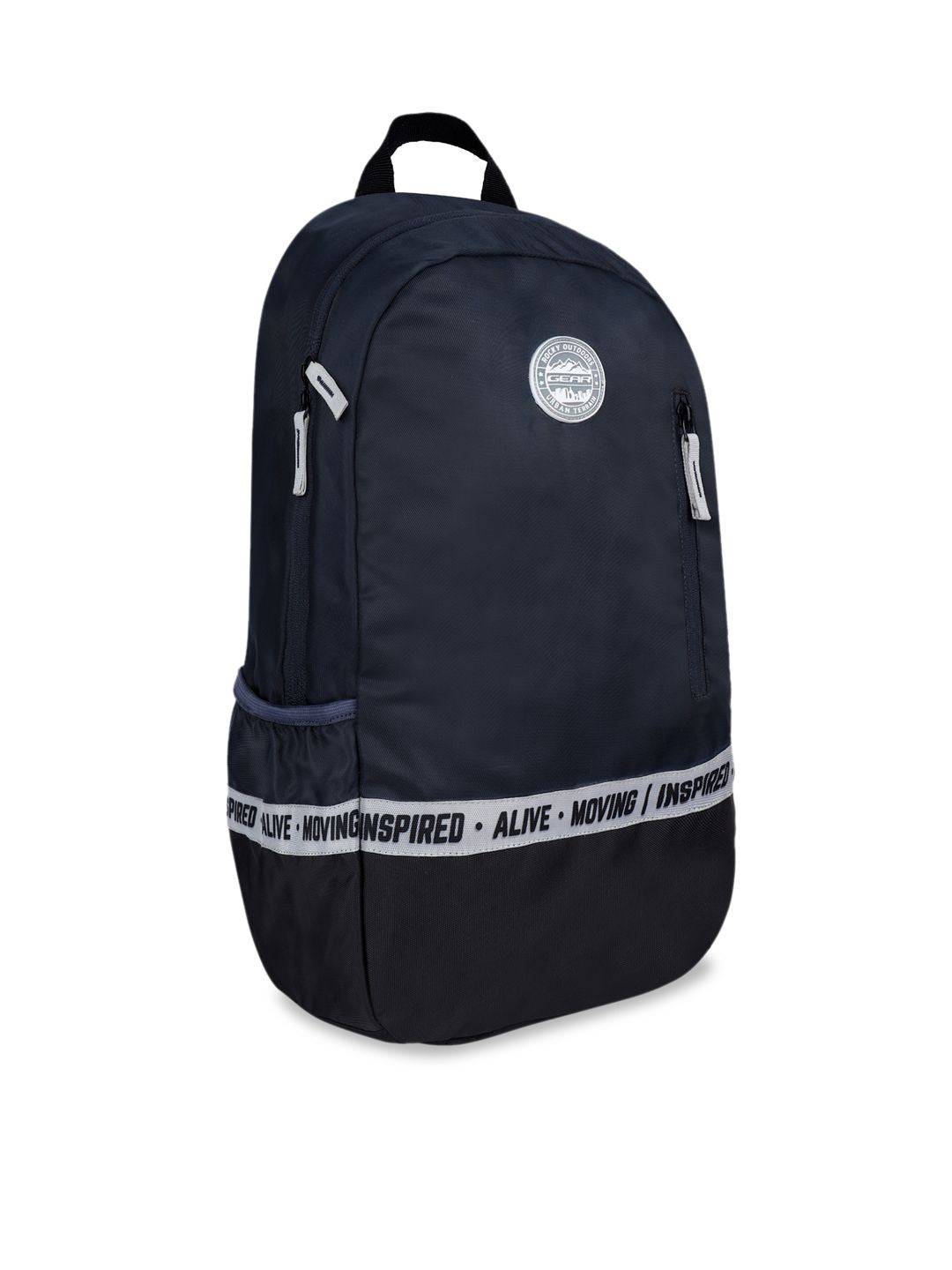 Gear Unisex Navy Blue Solid Backpack