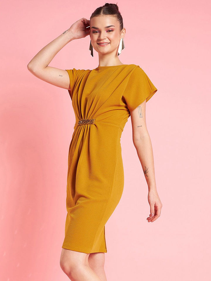 Antheaa Sheath Embellished Party Dress