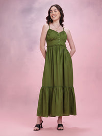 DressBerry Sleeveless Empire Maxi Dress
