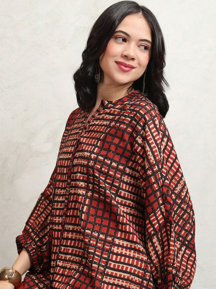 Vishudh Printed Shirt With Trousers Co-Ords