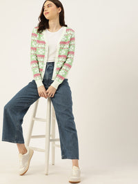 DressBerry Acrylic Fair Isle Cardigan