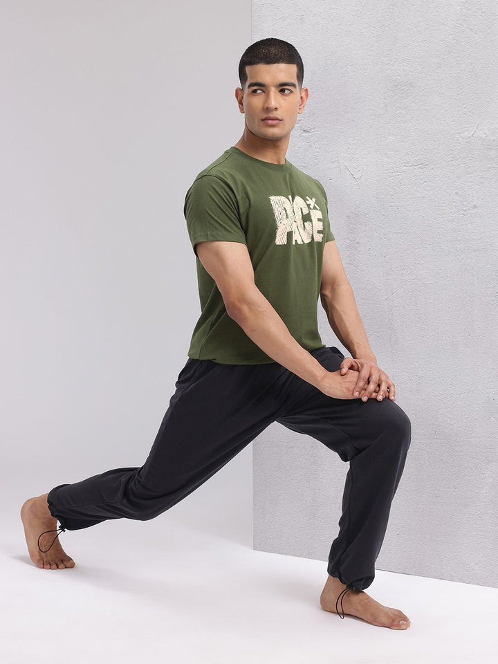 HRX by Hrithik Roshan Pure Cotton Printed Yoga T-shirt
