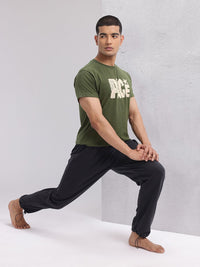 HRX by Hrithik Roshan Pure Cotton Printed Yoga T-shirt