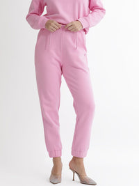 RAREISM Women Slim-Fit Mid-Rise Cotton Joggers