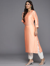 Indo Era Women Striped Liva Kurta