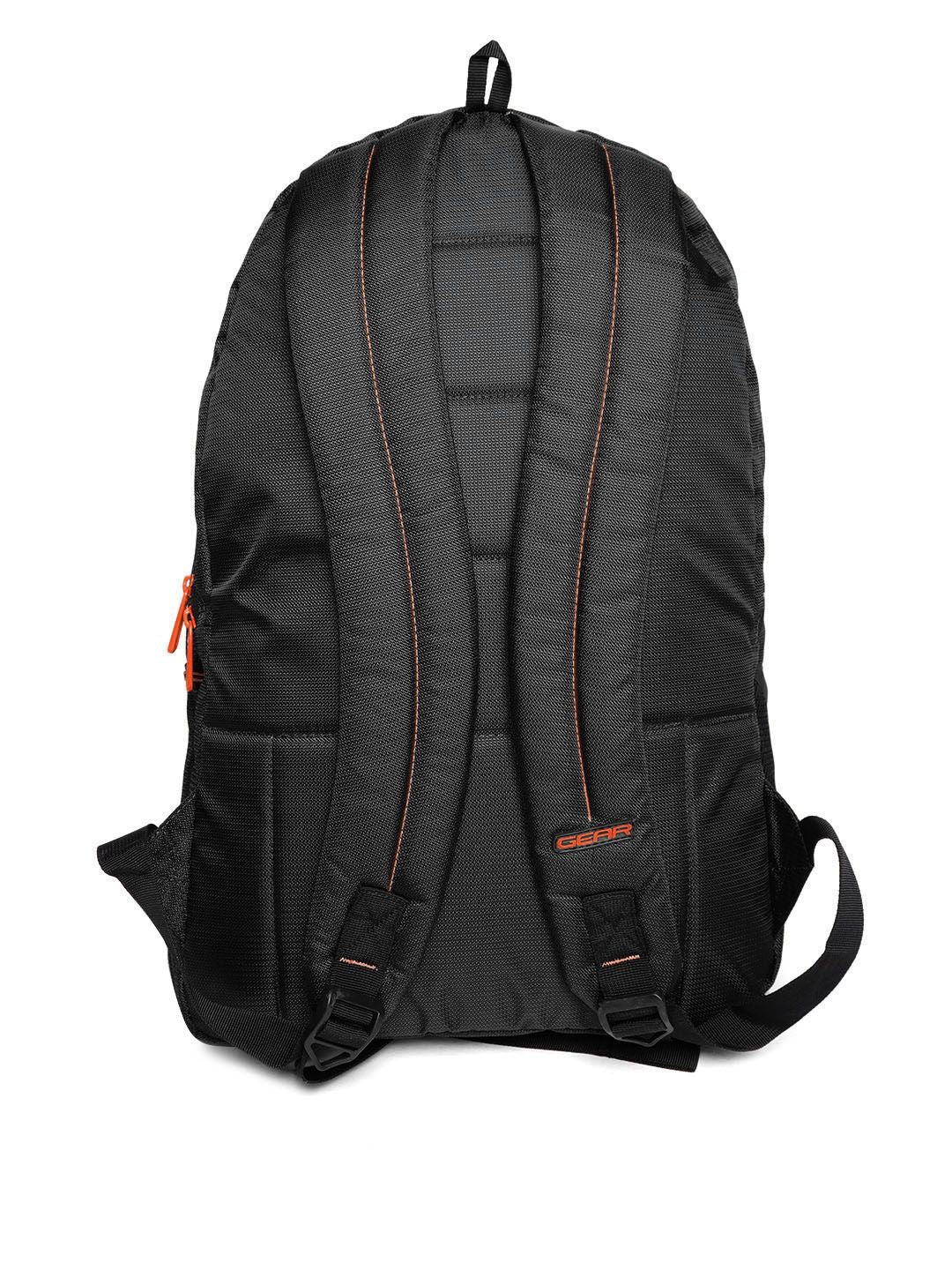 Gear Unisex Black Solid Backpack