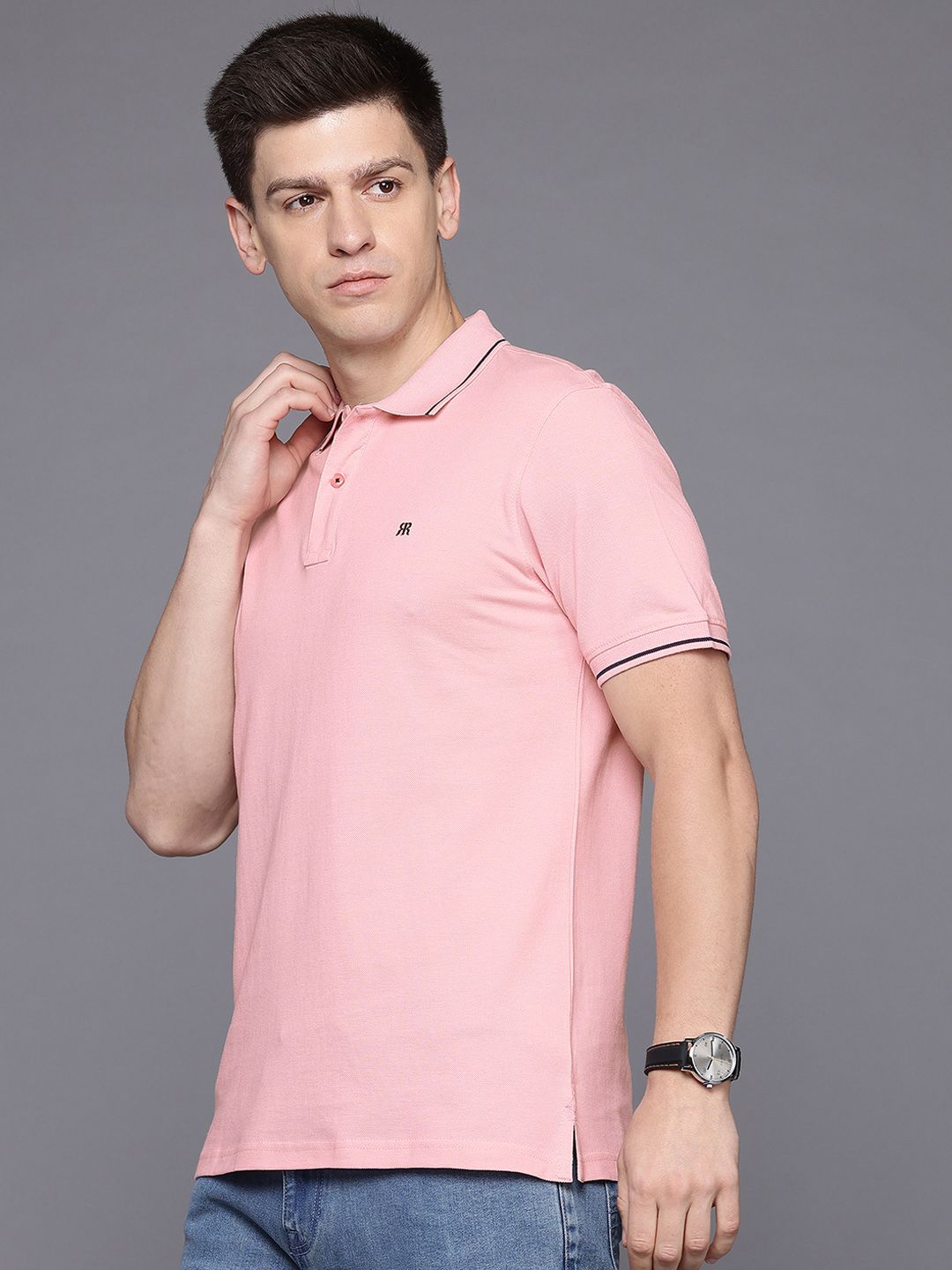 Raymond Modern Fit Pure Cotton Polo T-shirt